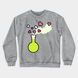 Love Magic Potion in a Laboratory Flask Crewneck Sweatshirt